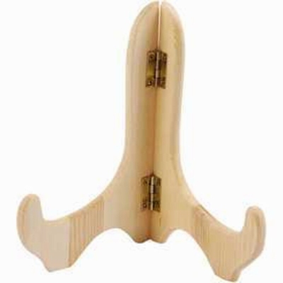 Houten traditionele Bordhouder 17x12 cm