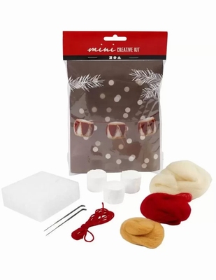 Mini Creative Kit Trommel, d 33 mm, beige, antiek | 3 stuks