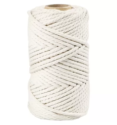 Macramékoord 2 mm 198 m Off-White