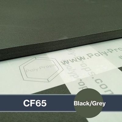 Eva Craft Foam | CF65 | 3mm | 1 x 1m black | grey | PolyProp