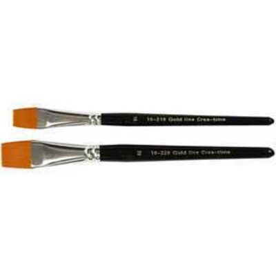 Set met Goldline platte hobbypenselen | Prima kwaliteit