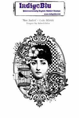 IndigoBlu stamp Miss Austen / designed by Kay Haliwell