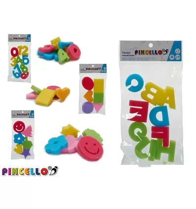 Pincello Foamstempel Set 32 stuks