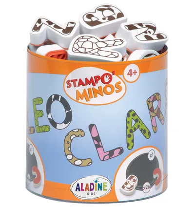 Aladine Kids Stampo Minos Stempel Set Letters 26 stuks