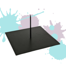 Metal sockle 25x25 cm 1 pin | Powertex Frame