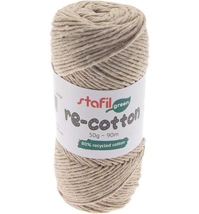 Re-cotton, Beige | 50gr | 90mtr  | dikte 1mm