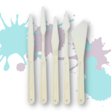 Foamtastic Tools | Palette Knife | 5 stuks
