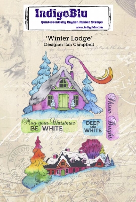 IndigoBlu stempel A6 - Winter Lodge