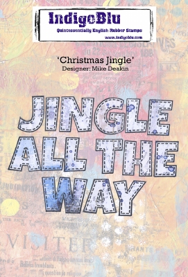 IndigoBlu stempel A6 - Christmas Jingle