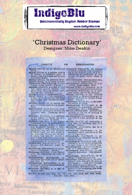 IndigoBlu stempel A6 - Christmas Dictionary