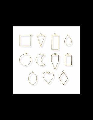 Foamtastic Basics | Open hangers voor Resin | Goud | 11 st