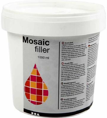 Creativ Company Mosaic Filler 1000 ml Wit