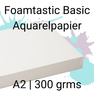 Foamtastic Basic | Aquarelpapier A2 300grams | 10 vel