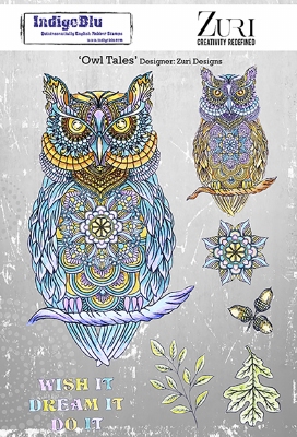 IndigoBlu stempel | Owl Tales | A5  by Zuri