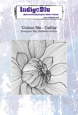 IndigoBlu stempel | Colour Me Dahlia  | A6