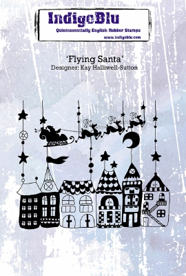 IndigoBlu stempel | Flying Santa  | A6