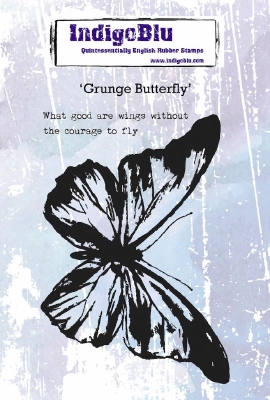 IndigoBlu stempel | Grunge Butterfly  | A6