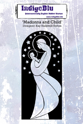 IndigoBlu stempel | Madonna and Child  | A6