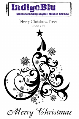 IndigoBlu stempel | Merry Christmas Tree | A6