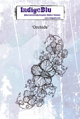 IndigoBlu stempel | Orchids  | A6