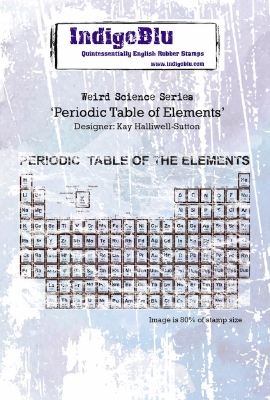 IndigoBlu stempel | Periodic Table  | A6