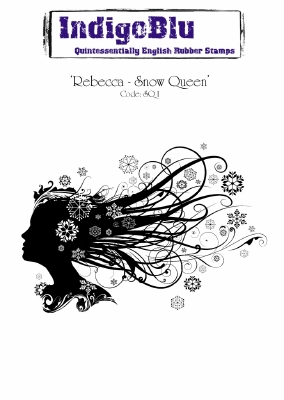 IndigoBlu stempel | Rebecca - Snow Queen  | A6