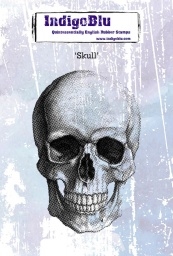 IndigoBlu stempel | Skull  | A6
