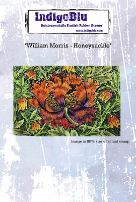 IndigoBlu stempel | William Morris Honeysuckle | A6