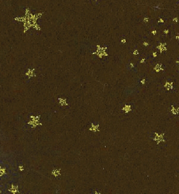 Stafil Vilt Glitter stars, Dark Brown | 30x40cm | 1mm