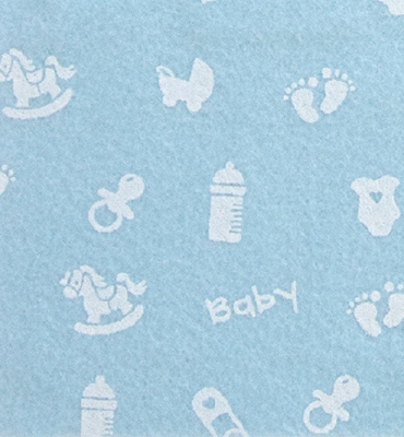 Stafil Vilt baby small, Light Blue/White | 30x40cm | 1mm