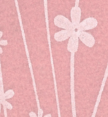 Stafil Vilt flowers, Pink Pastel/Cream | 30x40cm | 1mm