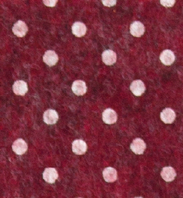 Stafil Vilt dots, Red melange/White | 30x40cm | 1mm