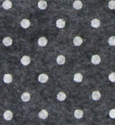 Stafil Vilt dots, Dark Grey melange/White | 30x40cm | 1mm