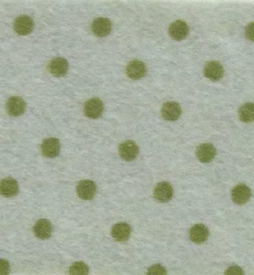 Stafil Vilt dots, Grey Silver/Olive Green | 30x40cm | 1mm