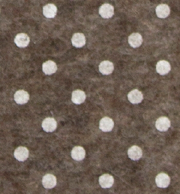 Stafil Vilt dots, Brown melange/White | 30x40cm | 1mm