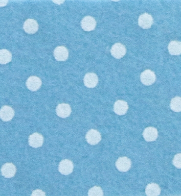 Stafil Vilt dots, Azure/Cream | 30x40cm | 1mm