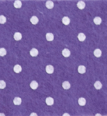 Stafil Vilt dots, Lilac/White | 30x40cm | 1mm