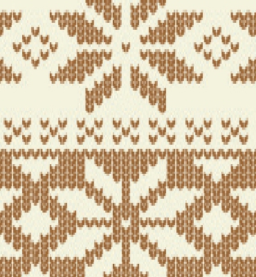 Stafil Vilt nordic, Offwhite/Brown | 30x40cm | 1mm
