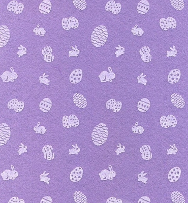 Stafil Vilt Easter, Wisteria/White | 30x40cm | 1mm