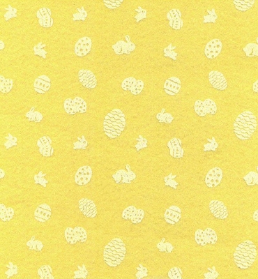 Stafil Vilt Easter, Yellow/White | 30x40cm | 1mm