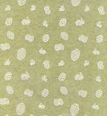 Stafil Vilt Easter, Sage Green/White | 30x40cm | 1mm