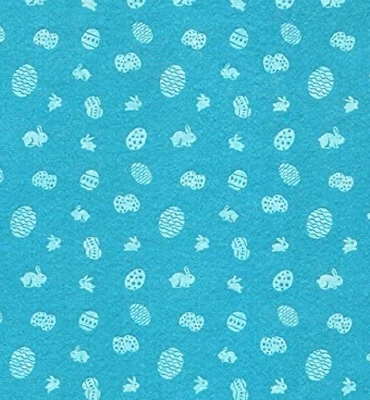 Stafil Vilt Easter, Turquoise/White | 30x40cm | 1mm