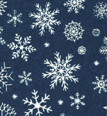 Stafil Vilt snowflakes, Night Blue/White | 30x40cm | 1mm