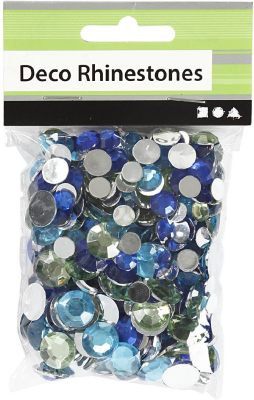 Strasstenen Rond Blauwe Harmonie 6-12 mm 360 stuks