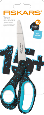 Scissors Teen +15 Speckled Teal Left-handed 20cm