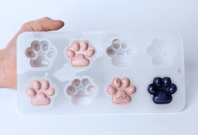 Siliconen mal kattenpoten