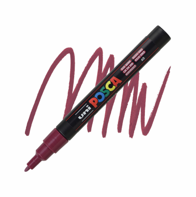 Posca 3M Bordeauxrood | Wijnrood