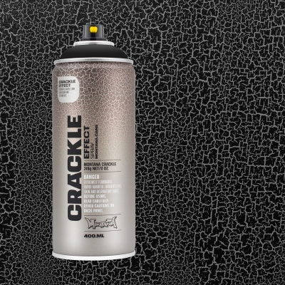MONTANA CRACKLE EFFECT 400ML EC9017 TRAFFIC BLACK RAL 9017