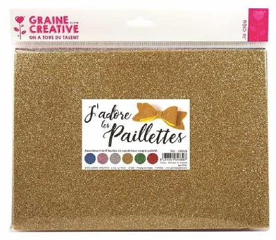 EVA Foam Glitter A4 Set 6 stuks Glitter Forever