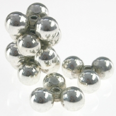 Metallook in bali ring vorm met 3 bollen | 15 stuks